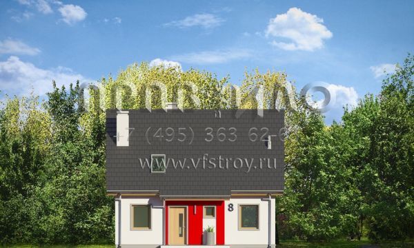 Проект яркого загородного дома S8-119 (Приключение)