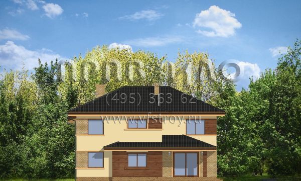 Проект двухэтажного дома  S8-324-2 (Коралл)