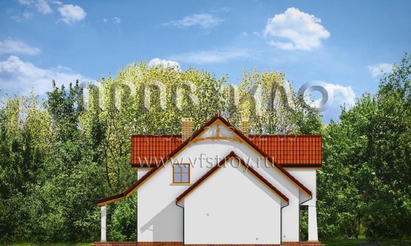 Проект дома с гаражом S8-257 (Любимчик)