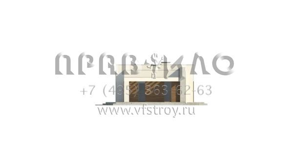 Проект комфортного одноэтажного дома для вытянутого в длину участка s3-155-2 (Zx129)