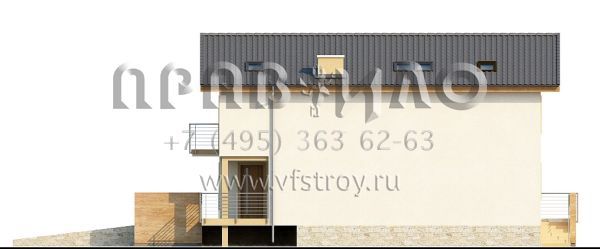 Проект двухэтажного дома с подвалом S3-347 (Z53)