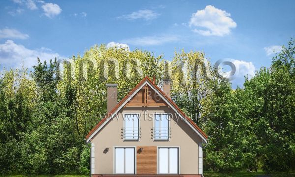 Проект загородного дома с мансардой S8-146 (Малгося)