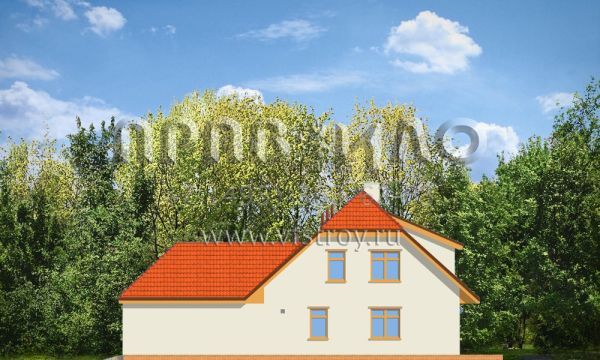 Проект солидного коттеджа из керамических блоков S8-216-2 (Солидный)