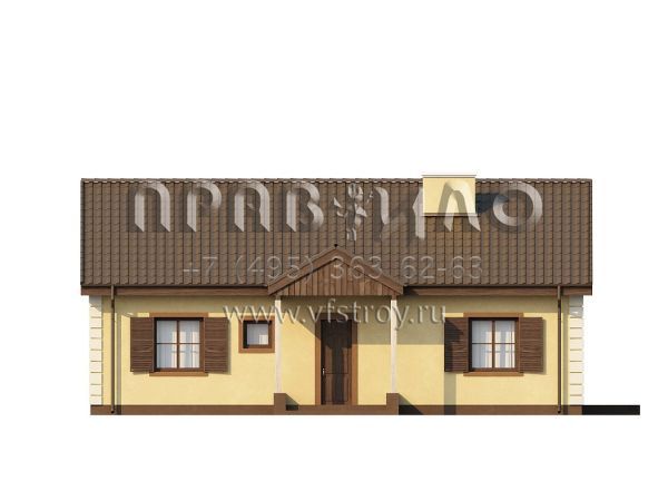 Проект четырехкомнатного дома S3-99 (Z8)