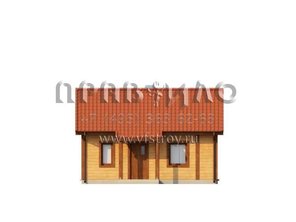 Проект загородного дома для двоих  S3-38 (Z42)