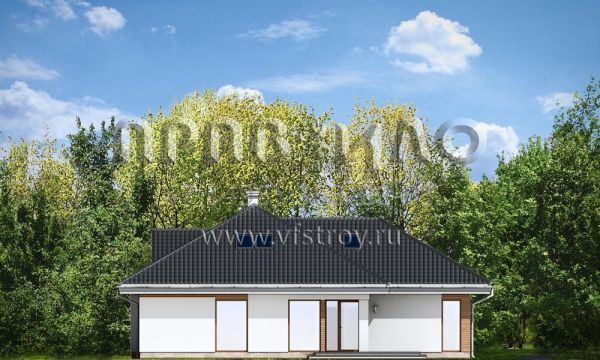 Проект дома с современными фасадами S8-231-2 (Развитой)