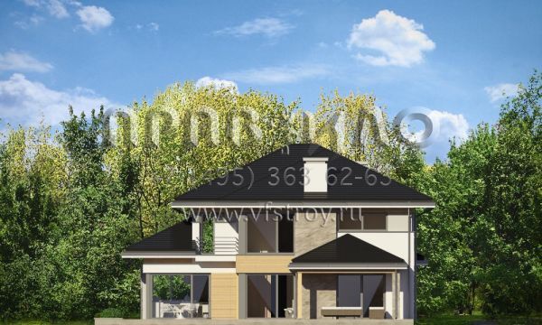 Проект городской виллы S8-365 (Дом с Видом 2)