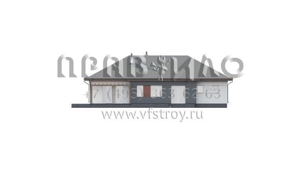 Проект просторного бунгало в классическом стиле  S3-149-1 (Z310)