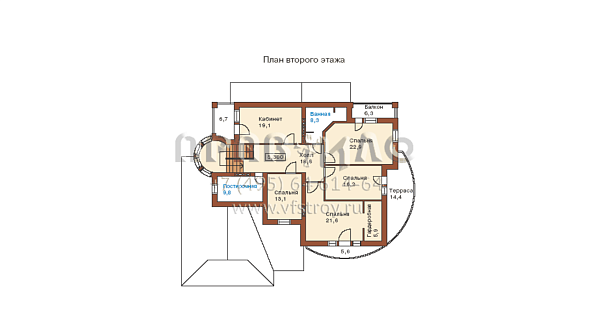 Проект дома с гаражом на два автомобиля L-343-1P