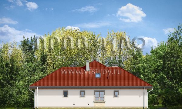 Проект дома с нежилым чердаком S8-252 (Наталья 3)