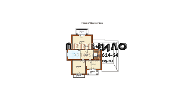 Великолепный коттедж с мансардой и террасой с выходом на участок L-216-1P