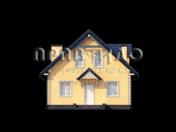 Проект компактного загородного дома с современной планировкой S3-107 (Z1)