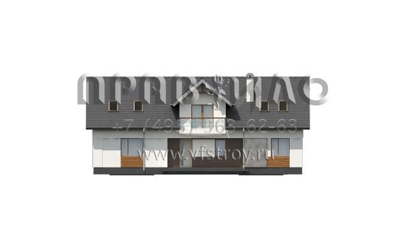 Проект частного дома для двух семей  S3-233 (Z247)