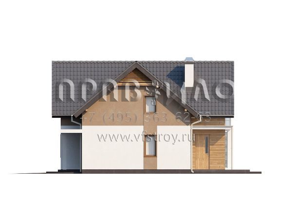 Проект частного дома для небольшой семьи S3-172 (Z197)