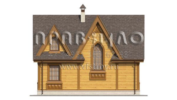 Коттедж в готическом стиле S6-95(G-095-1S)