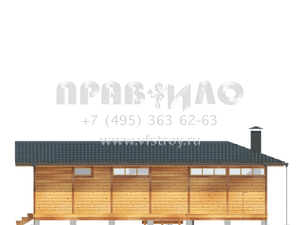 Летняя кухня с подсобными помещениями S7-53 (1-38а)