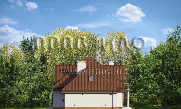 Проект особняка с колоннами S8-269-1 (Ромео)