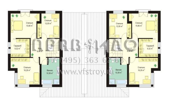 Проект дуплекса S8-228 (Аметист 2)
