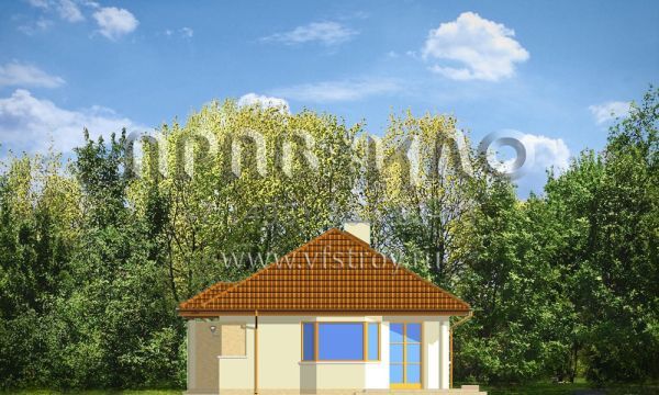 Проект дома для небольшой семьи S8-84-2 (Сокровище)