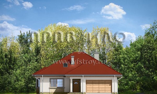 Проект дома с нежилым чердаком S8-252 (Наталья 3)