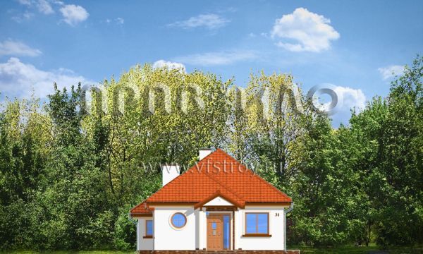 Проект вытянутого одноэтажного дома S8-139-1 (Такса)