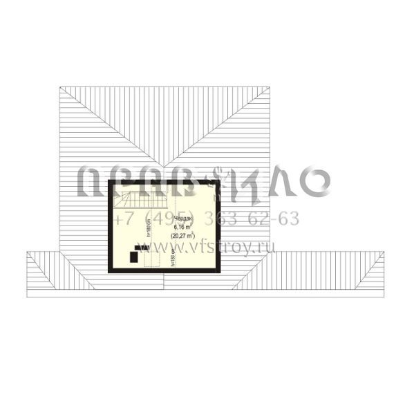Проект просторного одноэтажного дома S8-236 (Комфортный)