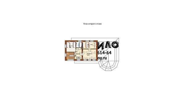 Коттедж из ячеистого бетона по проекту H-137-1P