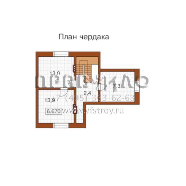 Проект привлекательного и уютного загородного дома S6-272(L-272-1K)