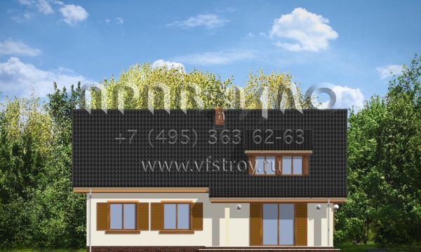 Проект загородного дома для большой семьи S8-185-1 (Фрашка)