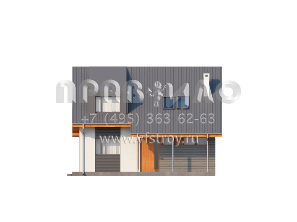 Проект дома для семьи из 4 человек S3-112-1 (Z146)