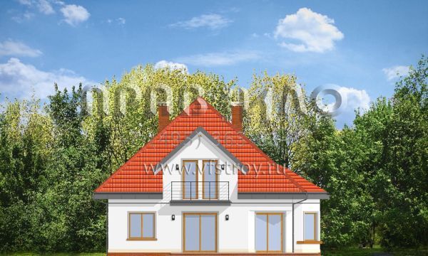 Проект коттеджа с мансардой S8-198 (Агатка)