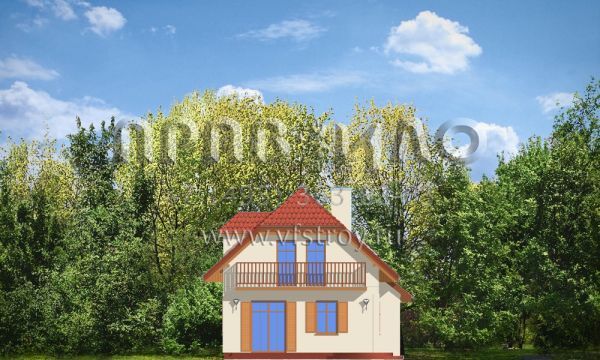 Проект дома с гаражной пристройкой S8-157-1 (Первый Дом 2)