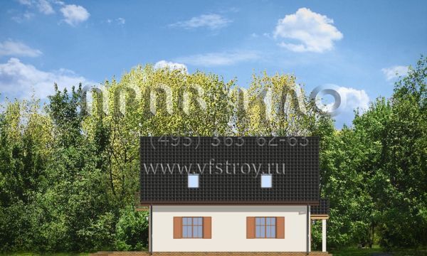 Проект дома из газобетона S8-184-2 (Сильвия)