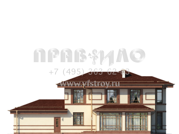 Дом с гаражом на два автомобиля S7-248 (3-15b)