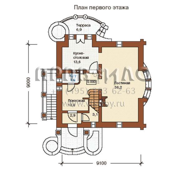 Оригинальный Коттедж S6-168(J-168-1K)