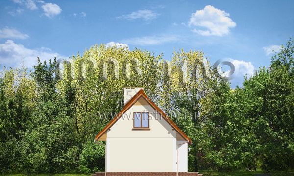 Проект дачного дома с 2 спальнями S8-80-2 (Сосенка 3)