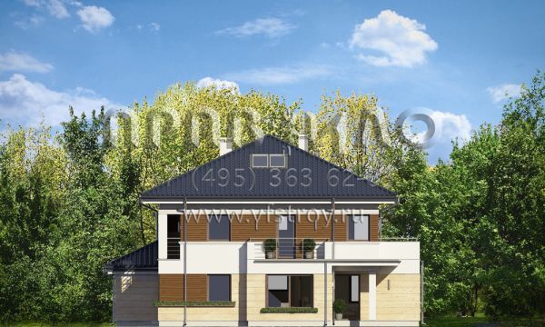  Проект солидного современного дома S8-305-2 (Опал 2)