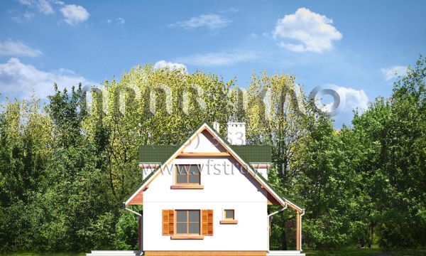 Проект квадратного загородного коттеджа S8-110-1 (Земляника)