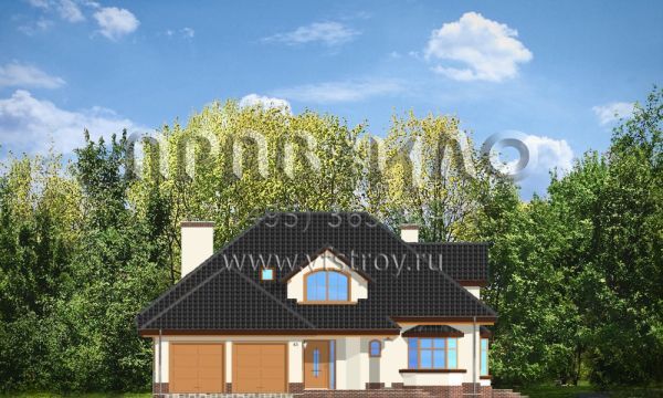 Проект дома из поризованной керамики S8-311-2 (Симпатичный)
