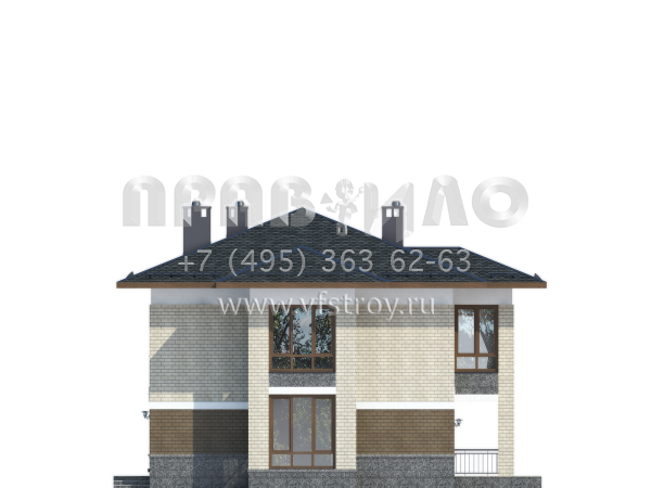 Проект двухэтажного дома с отличной планировкой S7-200(3-41)