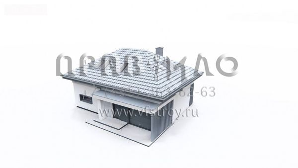 Проект комфортабельного дома с мансардой, гаражом и светлой гостиной с выходом на террасу S3-157-7 (Z479)