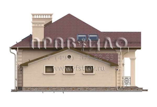 Дом с мансардой S6-327(K-327-1P)