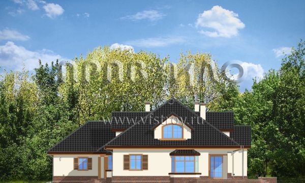 Проект дома из поризованной керамики S8-311-2 (Симпатичный)