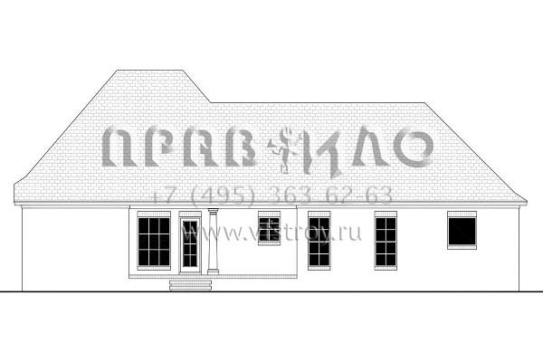 Проект дома с гаражом на две машины в английском стиле S5-139 (041-00009)