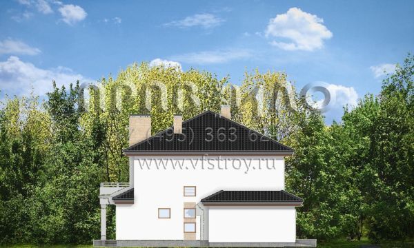 Проект двухэтажного коттеджа S8-375 (Вега)