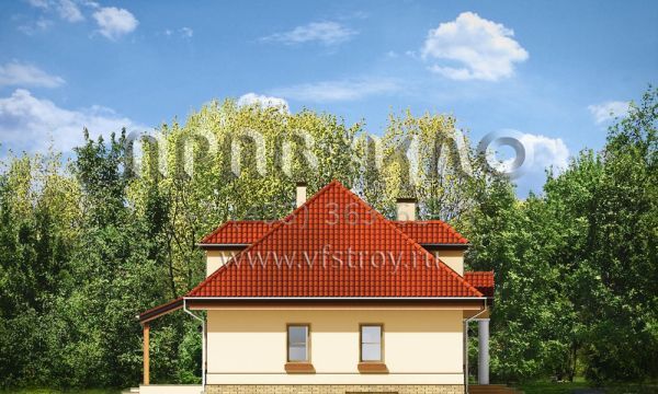 Проект коттеджа с мансардой и подвалом S8-270-2 (Гетман)