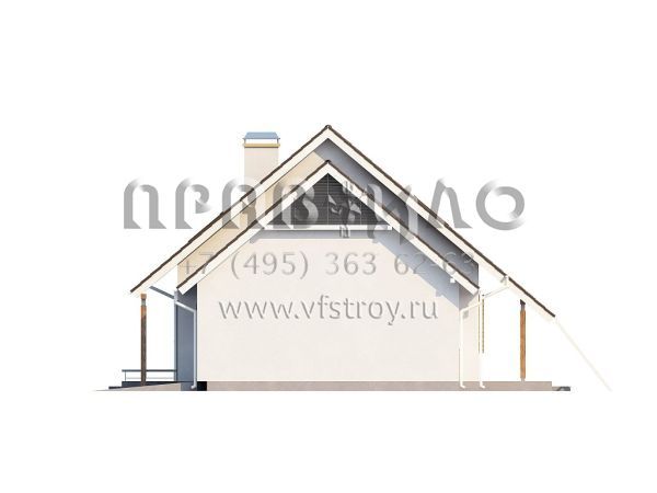 Проект комфортабельного дома с крытой террасой S3-218 (Z103)