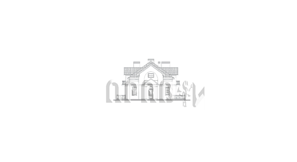 Проект особняка в традициях дворцово-парковых построек  K-379-1P