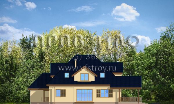 Проект дома с изолированной кухней S8-303 (Хорнувек)