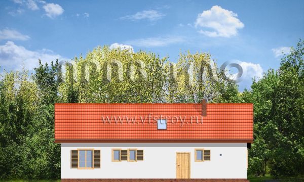 Проект дома с выходом на террасу S8-147-2 (Щегол)